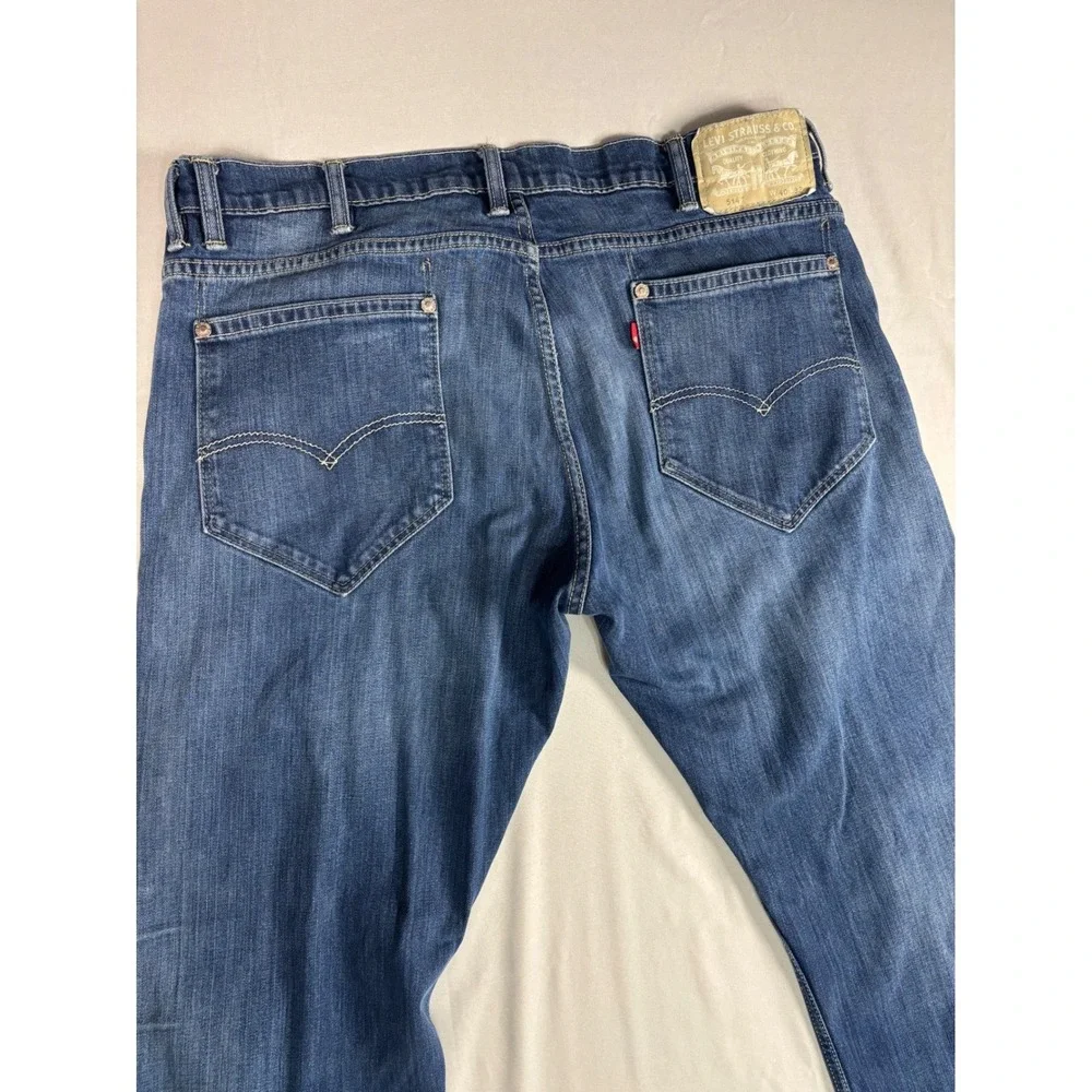 Levi's 514 Straight Fit Blue‎ Denim Jeans Mens 40x32 Medium Wash 00514-0406